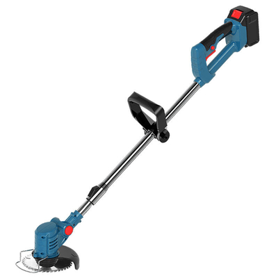 850W 24V Cordless Grass Brush Trimmer Dengan Swing Plastic Blade Untuk Pekerjaan Taman