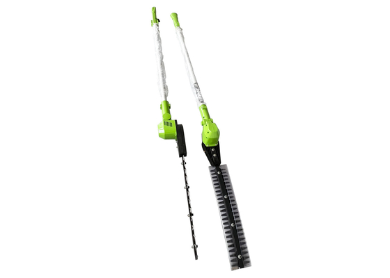 1400rpm Menangani Teleskopik Jangkauan Panjang Hedge Trimmer Alat Listrik Taman 18V