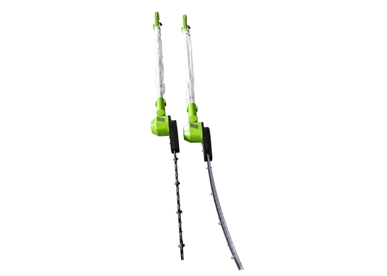 1400rpm Menangani Teleskopik Jangkauan Panjang Hedge Trimmer Alat Listrik Taman 18V