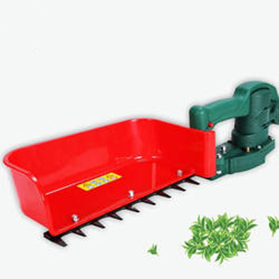 800W Mesin Pemanen Daun Teh Portable Single Picking Blade 300mm Green Tea Cutting