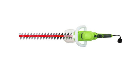 4 Amp 22 Inch Corded Pole Garden Electric Hedge Trimmer 14mm 180 Derajat Berputar