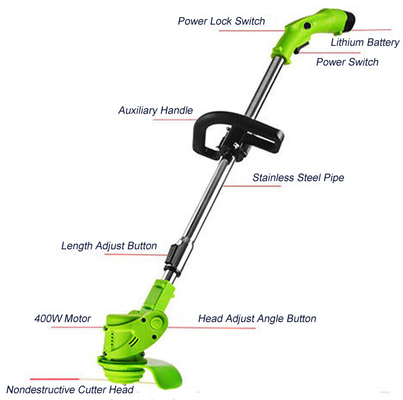 Pemotong Rumput Tanpa Kabel 2 Tak Pemotong Rumput Rotary