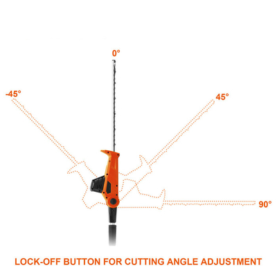6.5KG Ringan Jangka Panjang Listrik Pemotong Hedge Pemotong Teleskopik Hedge Shears