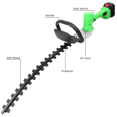 20V Bush Electric Hedge Cutter Cordless 20 Inch Blades Cordless Grass Trimming Shears