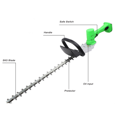 20V Bush Electric Hedge Cutter Cordless 20 Inch Blades Cordless Grass Trimming Shears