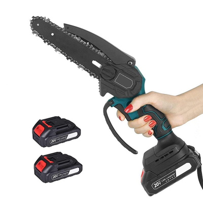 550W 12m / S Gergaji Tanpa Kabel Genggam Portabel Dengan Baterai Dan Pengisi Daya