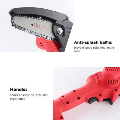 5.0Ah Lithium Ion Brushless Cordless Portable Chain Saw 16in Self Sharpening