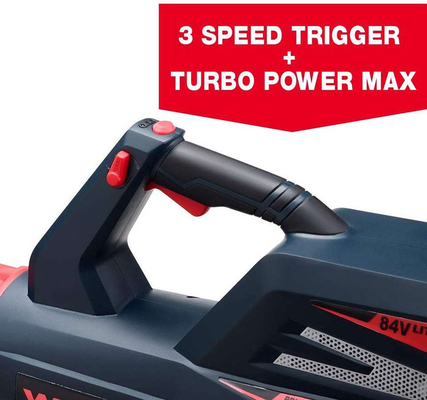 4.0Ah 1.8A Cordless Electric Garden Blower Daun Listrik Isi Ulang 13000R / Min