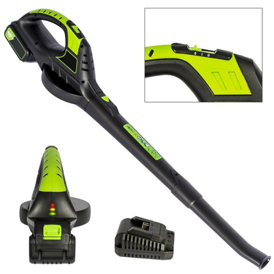 Hand Held Bertenaga Tinggi Dioperasikan dengan Baterai Blower Taman Listrik Blower Dan Vakum