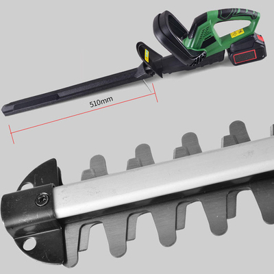 18V 2.0Ah 550mm Mesin Pemotong Lindung Nilai Listrik Pisau Ganda Pemangkas Lindung Nilai Tanpa Kabel Dengan Baterai