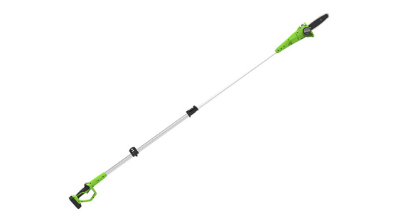 4 Inch Cordless One Hand Garden Gergaji Listrik Ringan Gergaji Tiang Listrik Untuk Memotong Cabang Pohon
