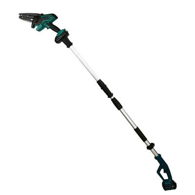 450w Mini Cordless 8 Inch Garden Electric Chainsaw Pemangkas Pohon Jangkauan Panjang yang Dapat Diperpanjang