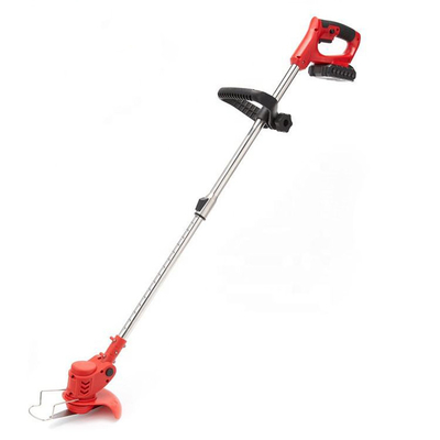 24V 450w Lithium Commercial Electric Lawn Mower Telescopic Hand Held Grass Cutting Machine