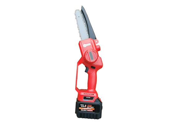 12V Baterai Lithium Chainsaw 4 - 6 Inch Alat Listrik Genggam Untuk Cabang Kayu Dan Pohon