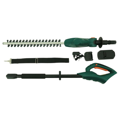 20V Pole Battery Hedge Trimmer Dengan 13 In. Raih Gagang Putar Kepala 10 Posisi
