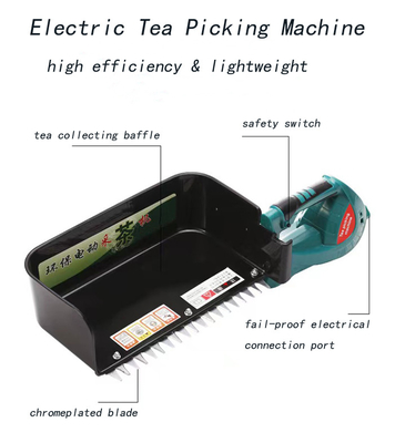 Mesin Pemetikan Pohon Teh Isi Ulang Dengan Protable Electric Suit