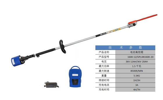 36V 12AH Lithium Electric Telescopic Tree Saw Gagang Panjang Gergaji Listrik